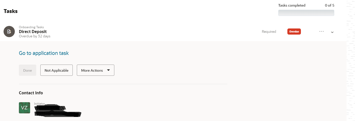 Onboarding Task not displaying Contacts — Cloud Customer Connect