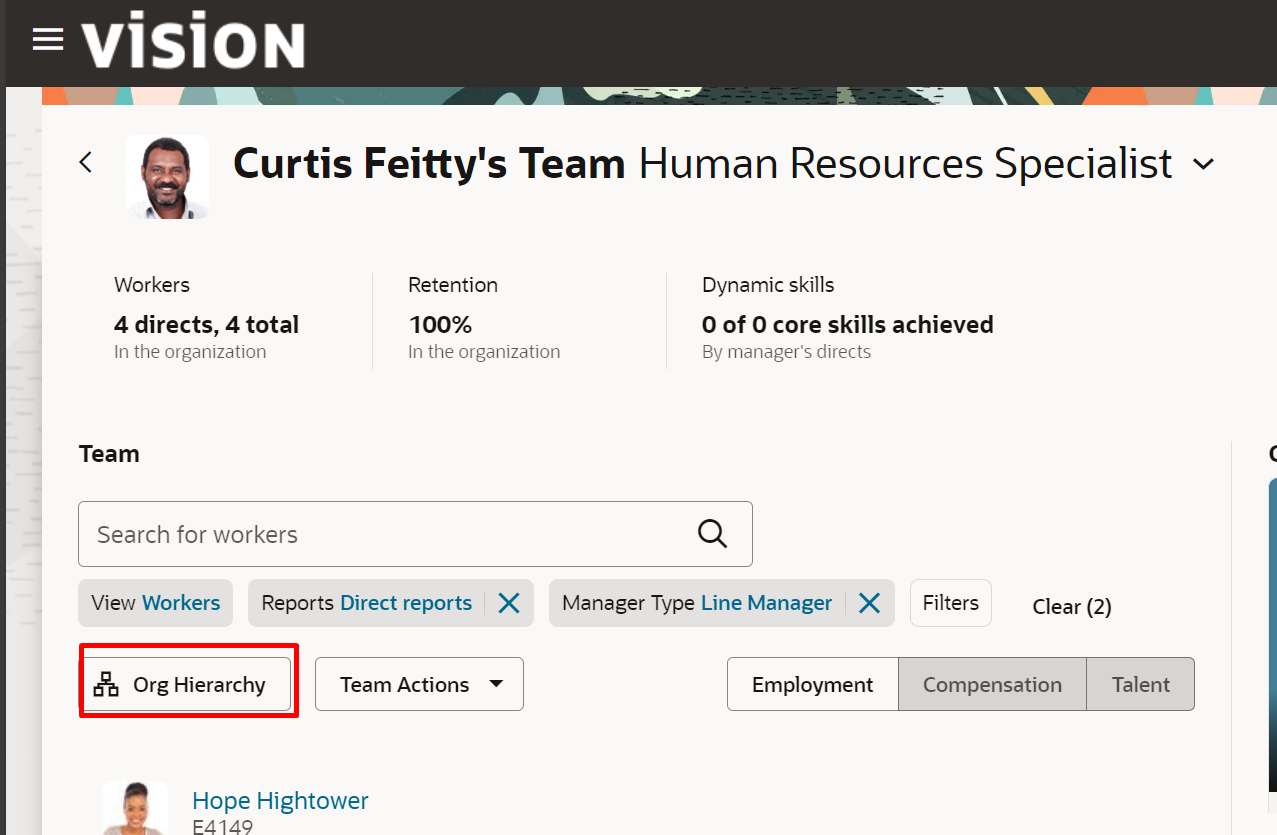 Display Assignment Number, Work E-mail and Location in Organization ...