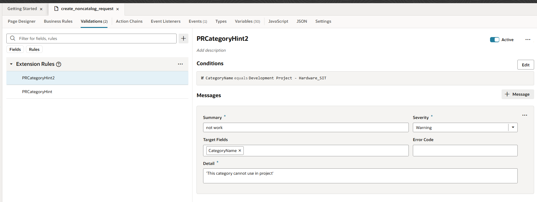 Cannot Use Category Field in Requesition Visual Builder — Cloud ...