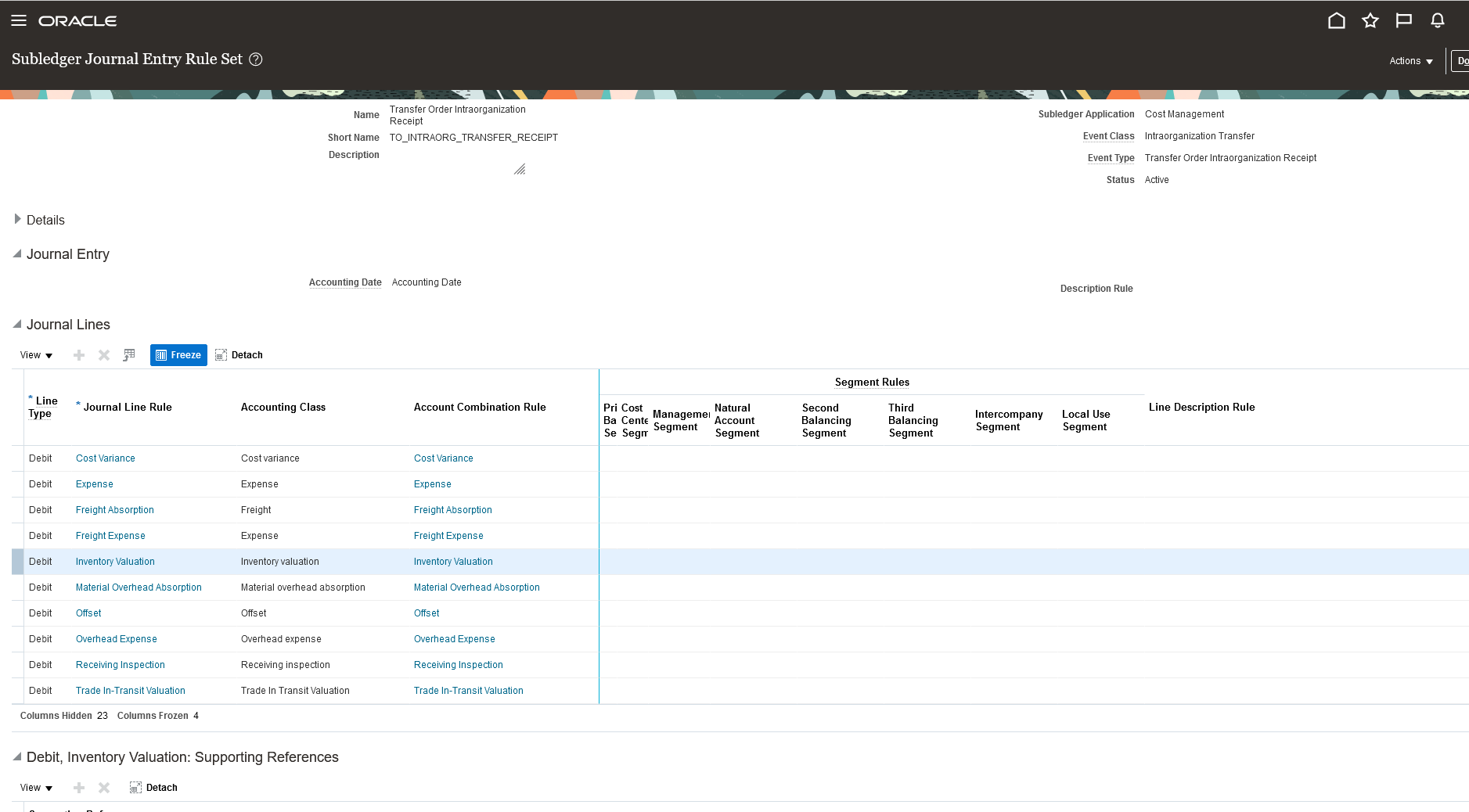 Journal Rules Need table or view for query for Subledger Accounting Journal Entry ...