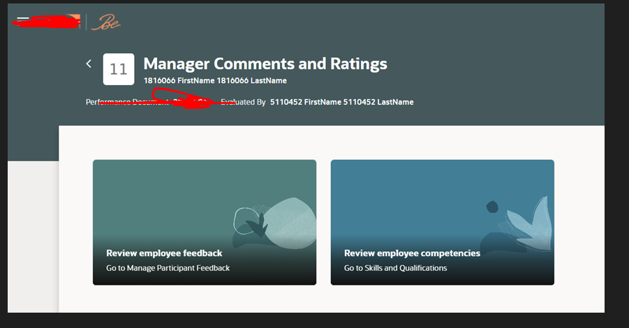 Performance Document Image — Cloud Customer Connect