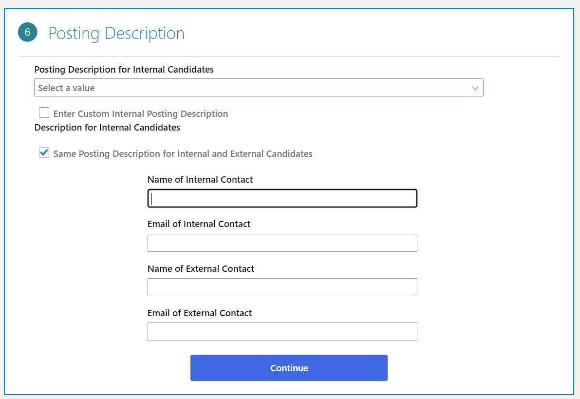 in posting description where can we have a drop down field — Cloud ...