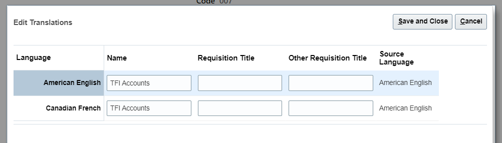 Regarding Requisition template — Cloud Customer Connect