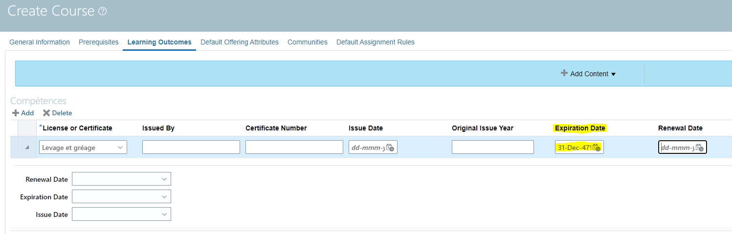 Configure Learning Outcomes and Prerequisite fields — Cloud Customer ...