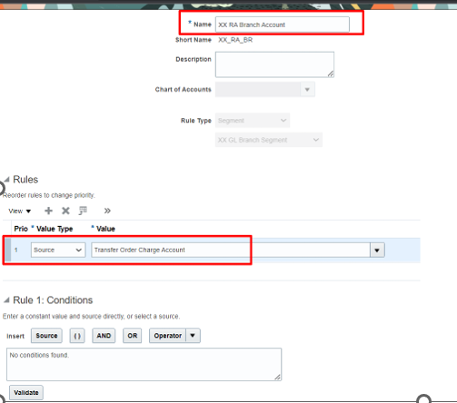 Transfer Order Logical Receipt Account rule not working for Receiving ...