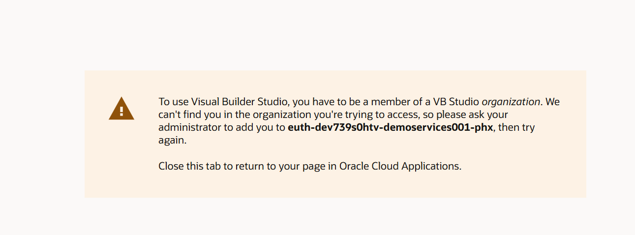 Unable to edit VBS pages in Oracle demo pod — Cloud Customer Connect
