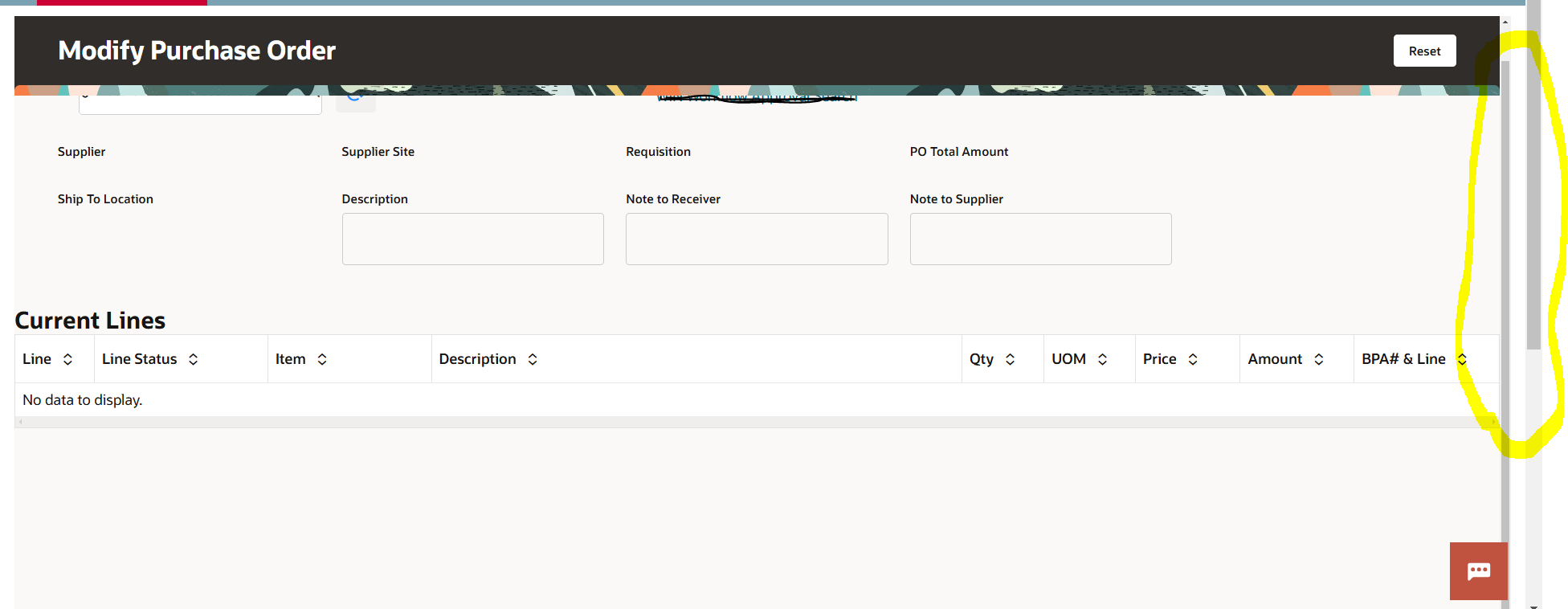 Remove vertical scroll bar after integrating VBCS application in SaaS ...