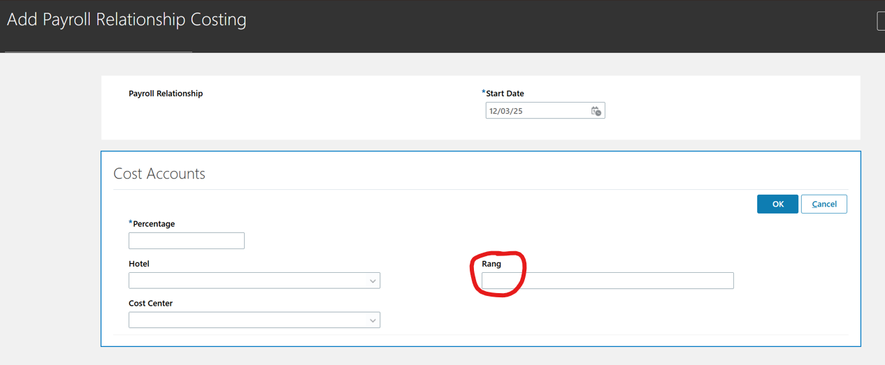 How to make a COST Key Flexfield mandatory in UI — Cloud Customer Connect
