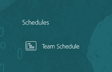 Team Schedule is not showing for line managers — Cloud Customer Connect