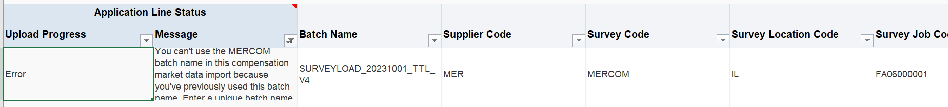 Having Trouble with Import Survey Data — Cloud Customer Connect