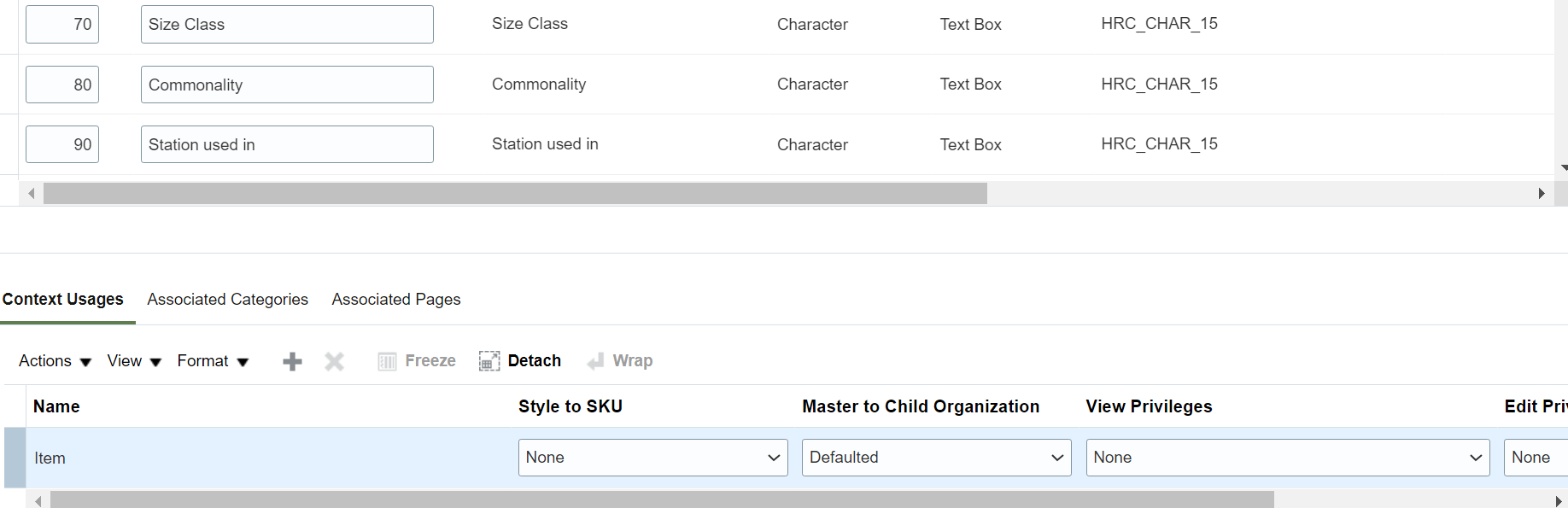 Item import map EFF not defaulting to child org — Cloud Customer Connect