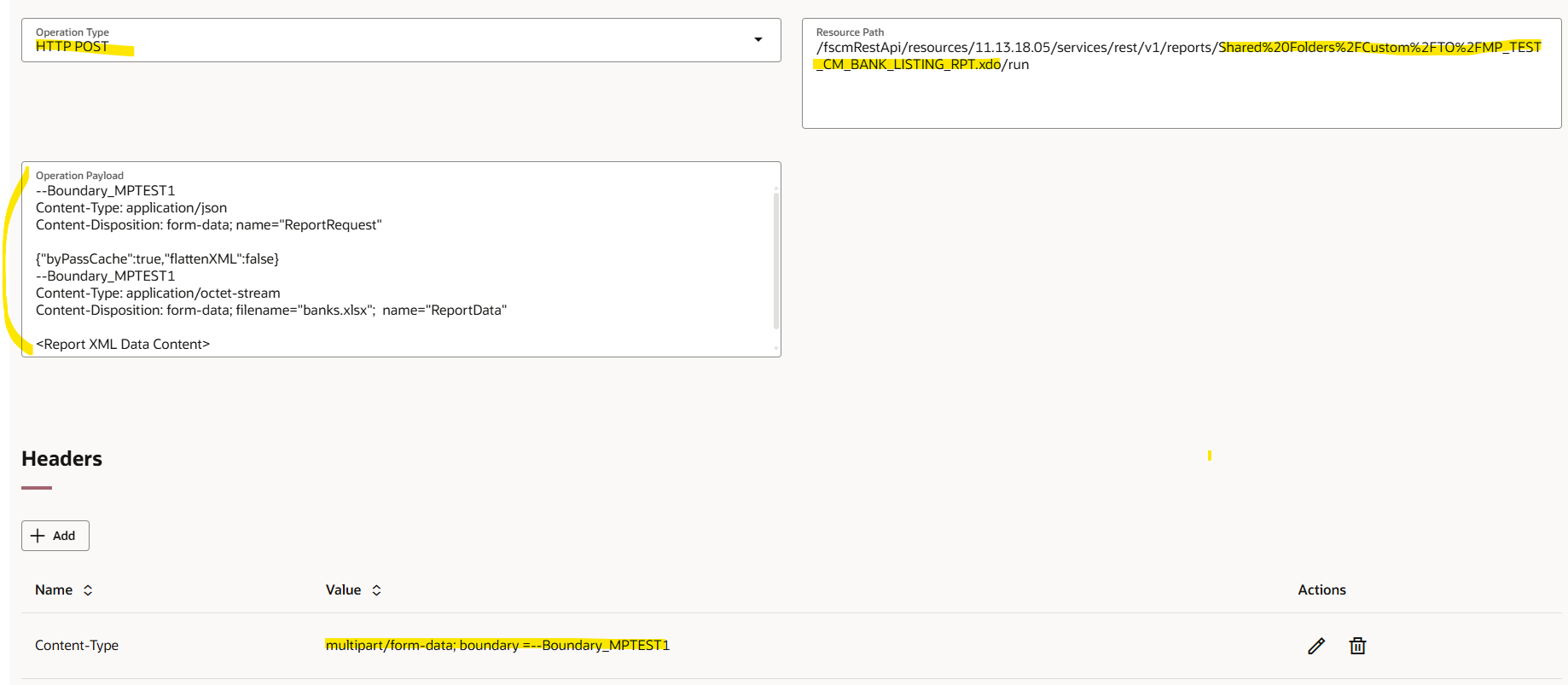 AI Agent Studio - BIP report REST API call issues — Cloud Customer Connect
