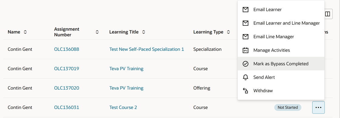 26A Unable to Bypass Complete Learners in Self Paced Learning Items ...