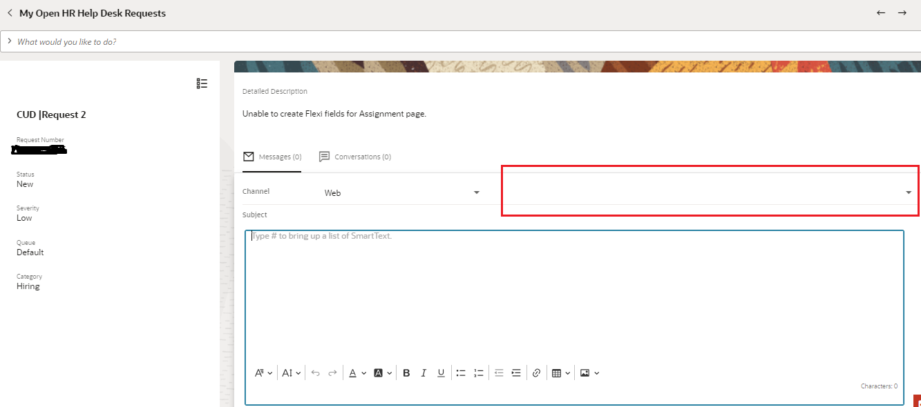 Unable to send message to assigned person through Web or Email channel ...