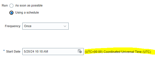 How to change time zone format in schedule process? — Cloud Customer ...