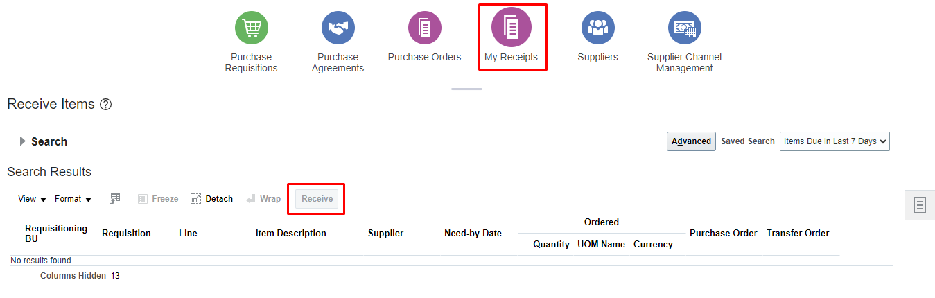 How to remove "Receive" button from My Receipts page — Cloud Customer ...
