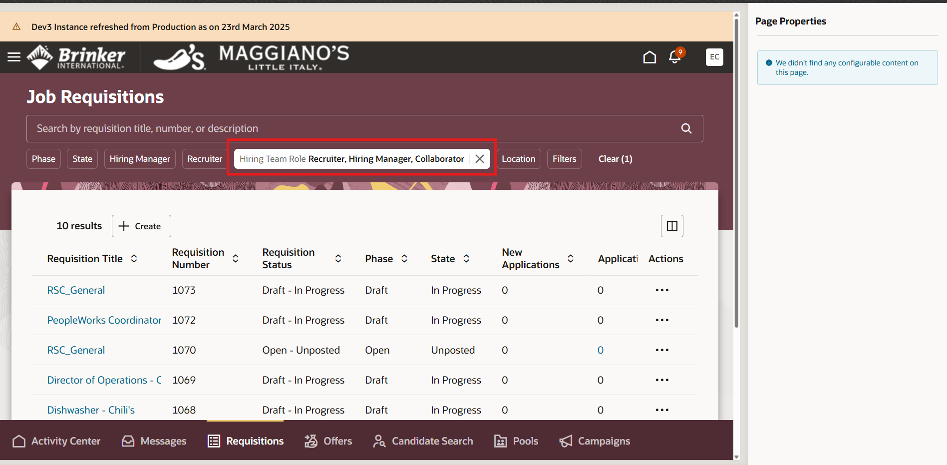 Redwood Customization: Job Requisition List Page Filters — Cloud ...