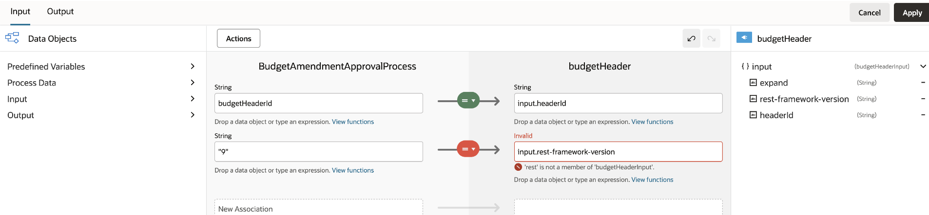 Data mapper issue when field name contains '-' — Cloud Customer Connect