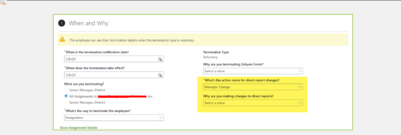 How it will impact after enabling V3 Termination — Cloud Customer Connect