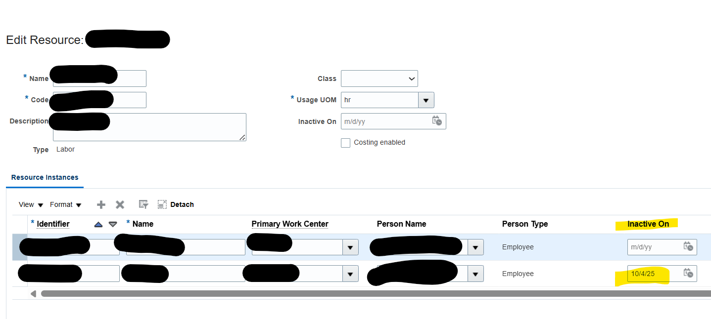 Maintenance- You cannot delete resource instance as it is already used ...