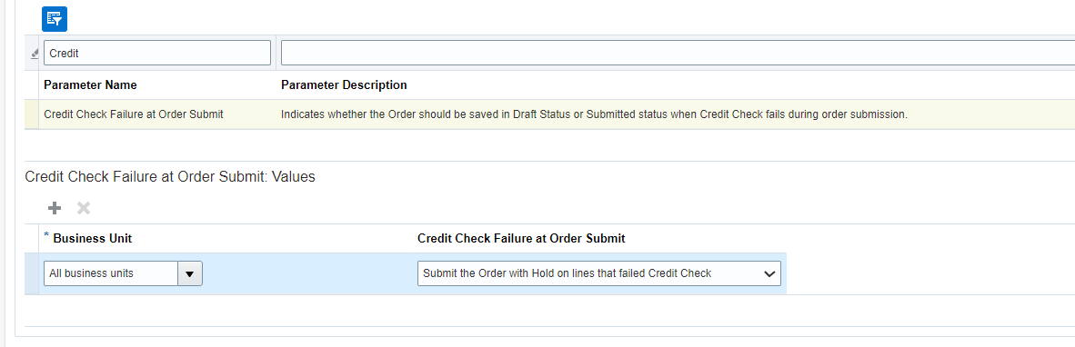 Credit check on Order revisions — Cloud Customer Connect