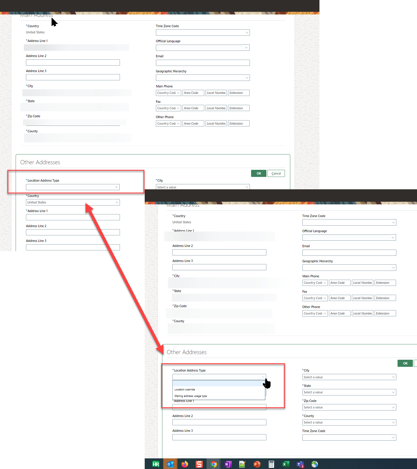 Other Addresses Available on Location Details page — Cloud Customer Connect