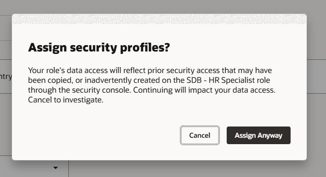 Data role issue — Cloud Customer Connect