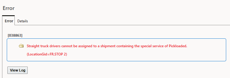 Assign Driver on Relay Shipment — Cloud Customer Connect