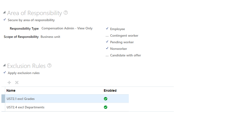 Person Security Profile - Multiple Exclusion Rules — Cloud Customer Connect