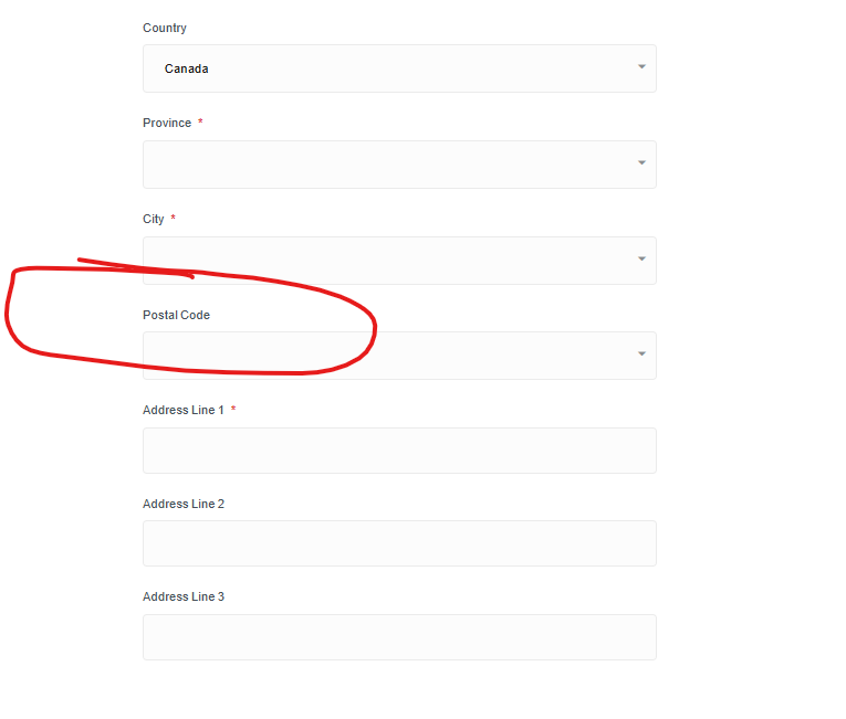 Postal Code Acessbility How to make postal code mandatory on career site — Cloud Customer Connect