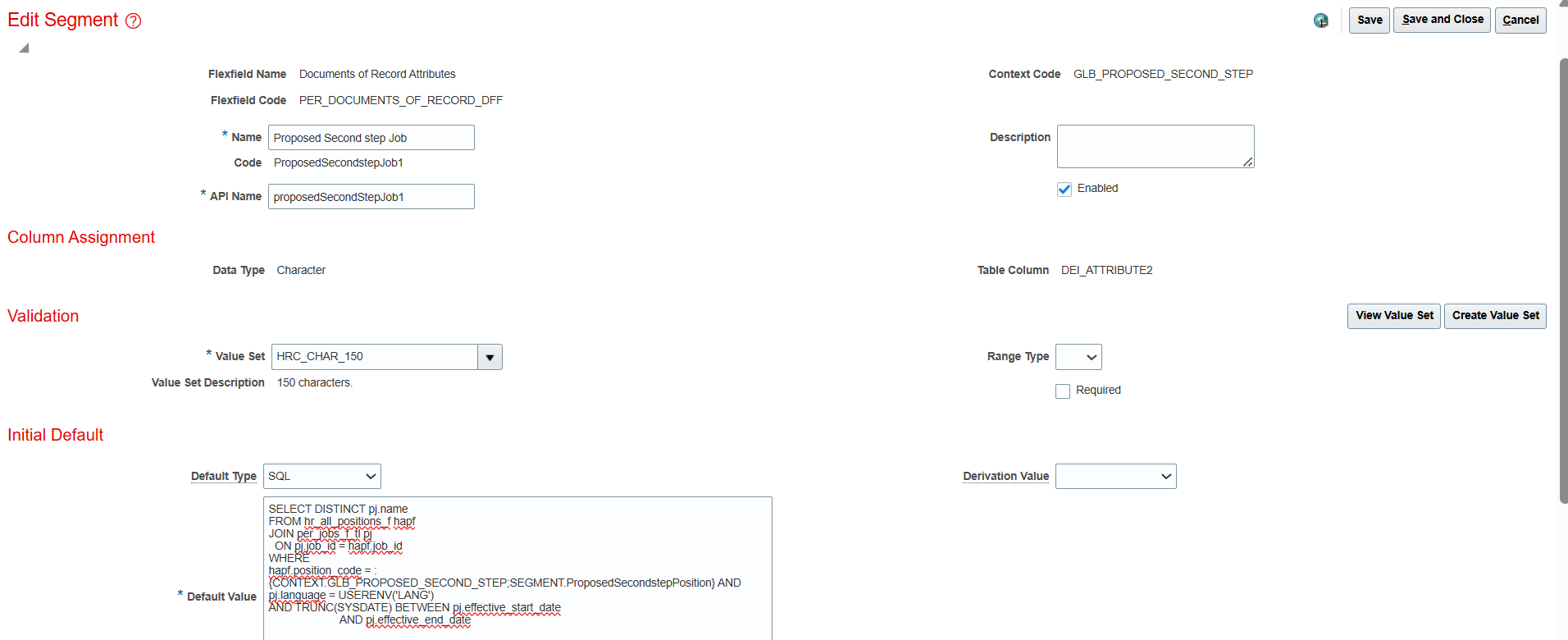 Default type is SQL , query under DFF not working in Redwood pages ...
