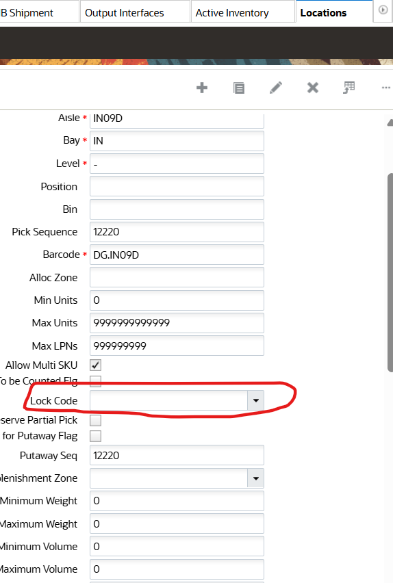 is there any API for update the Location Lock code based on the ...