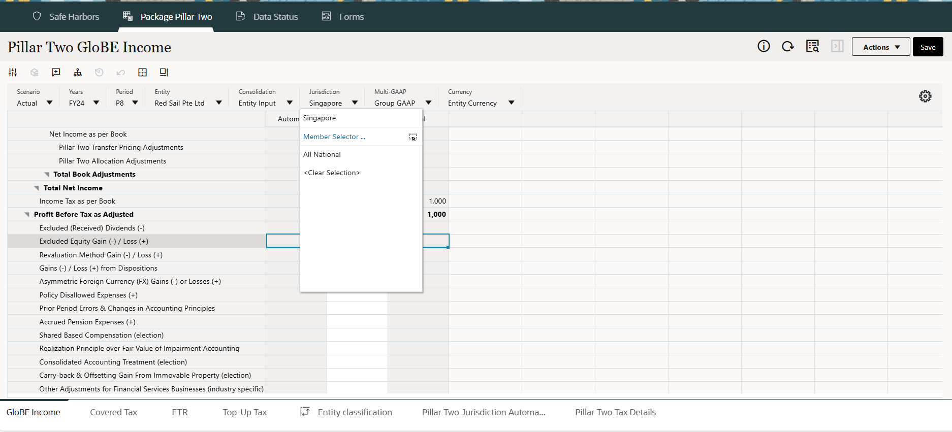 Pillar two currency attribute synchronization Error — Cloud Customer ...