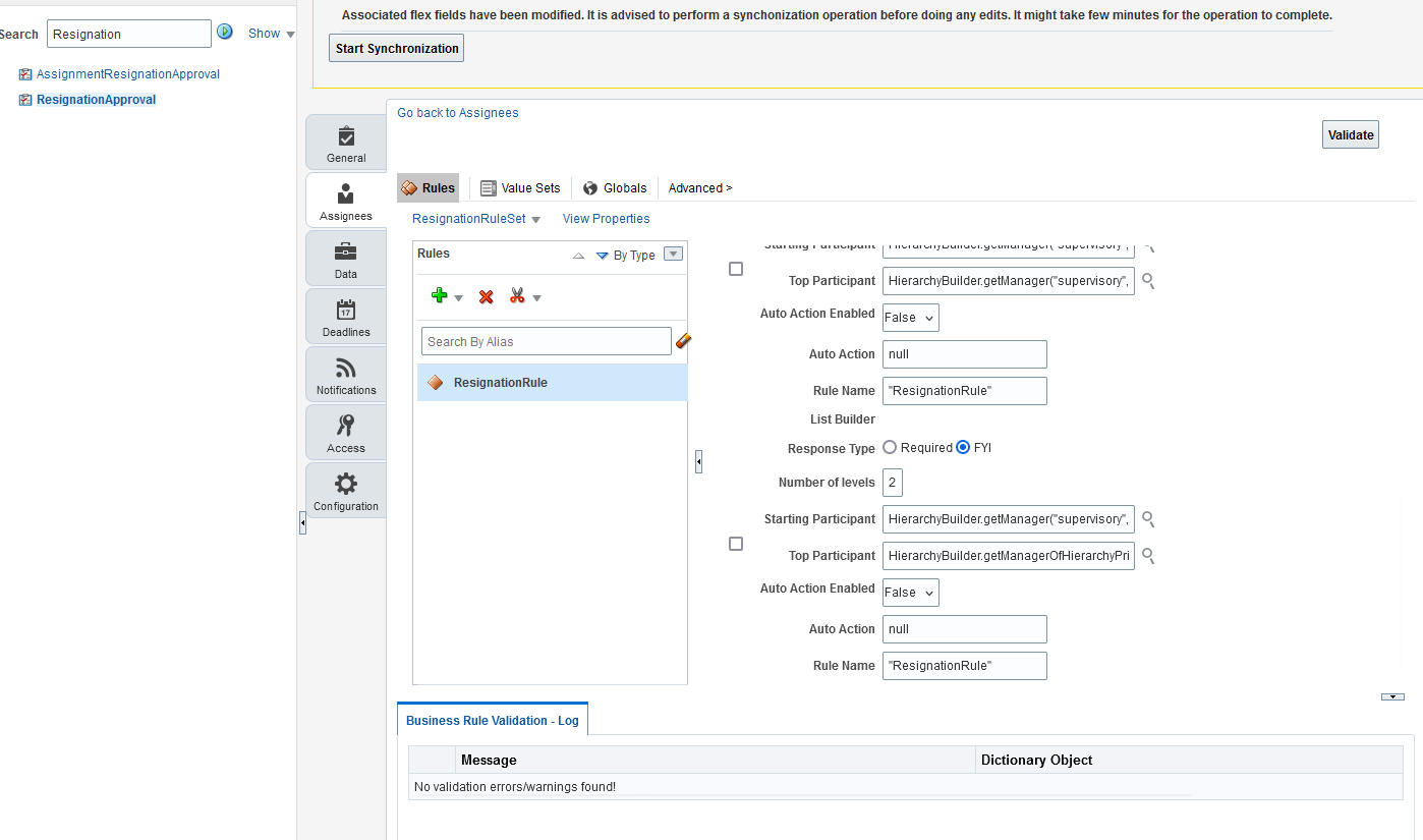 BPM Task 'ResignationApproval' - How exclude specific 2nd line mgr from ...