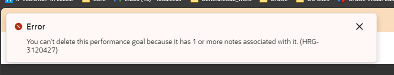 Redwood: How to delete a goal with notes ? — Cloud Customer Connect