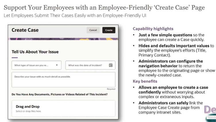 Welcome Message For Case File Personalize Employee Friendly Case Page β Cloud Customer Connect