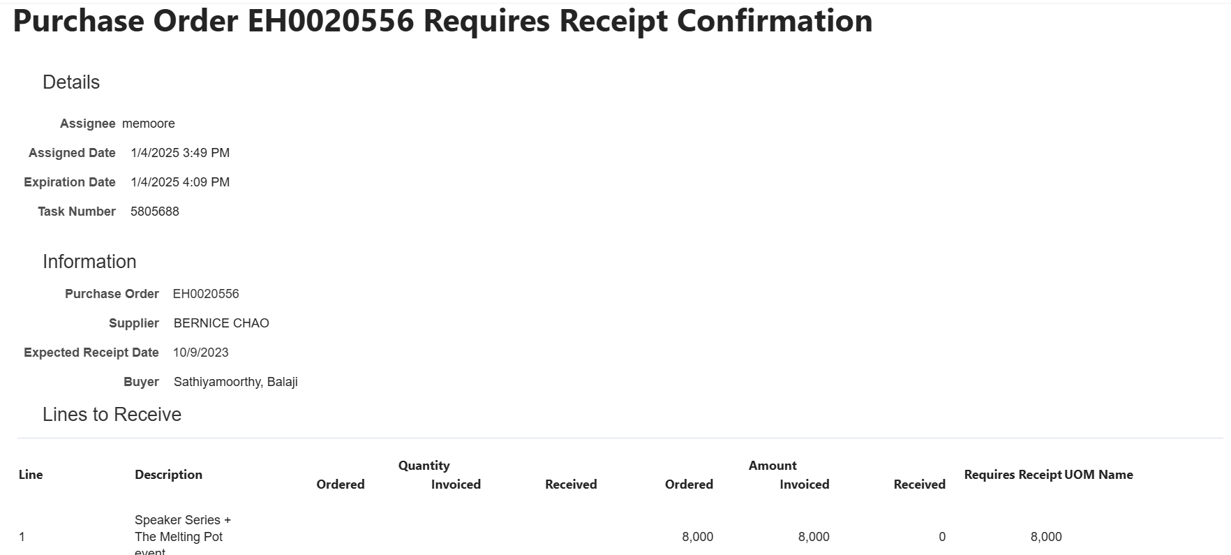 confirm receipt notification is not appearing in the Redwood. — Cloud ...