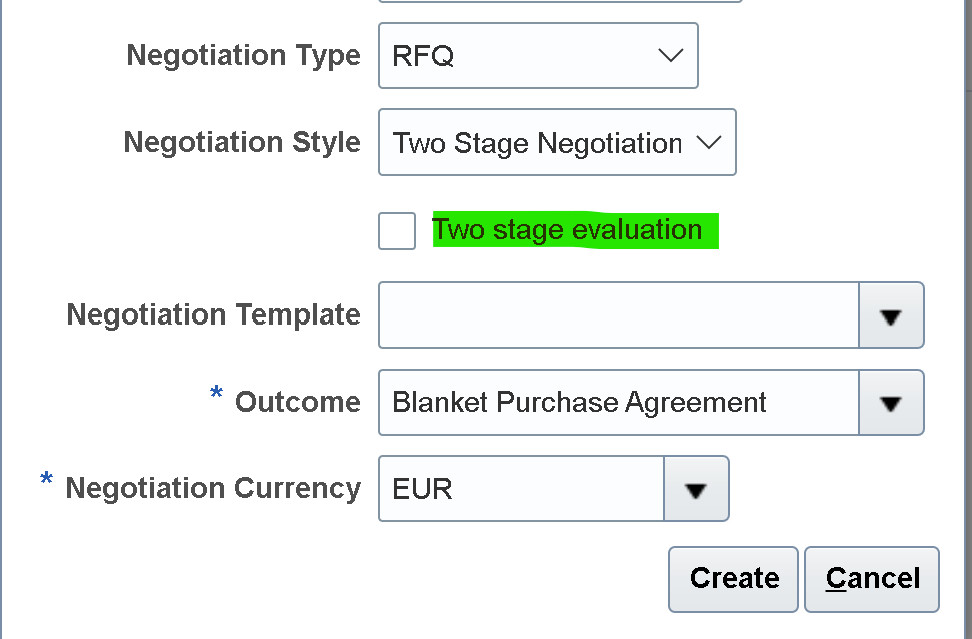 Difference between Standard Negotiation and TwoStage Negotiation (with