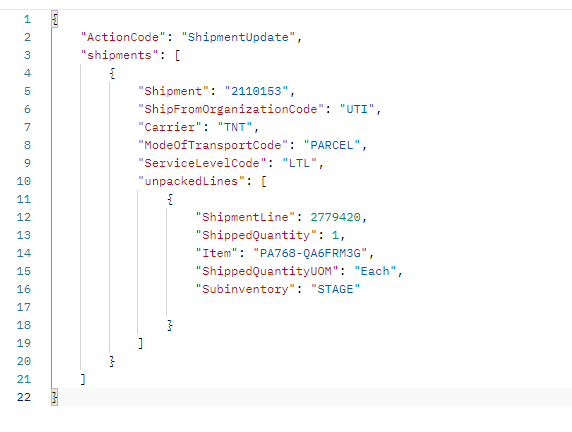 Shipping Interface Error Query Oracle Rest Api How to assign a shipment line to shipment via rest API? — Cloud ...