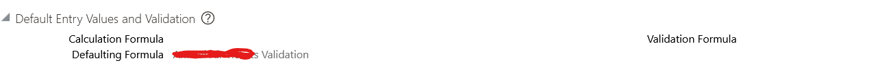 Default Element Entry Input value — Cloud Customer Connect