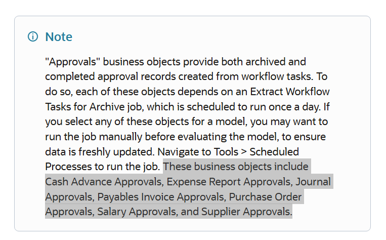 Business Object for Project Approvals — Cloud Customer Connect