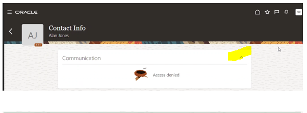 Add+ button is not showing for communication details under contact info ...