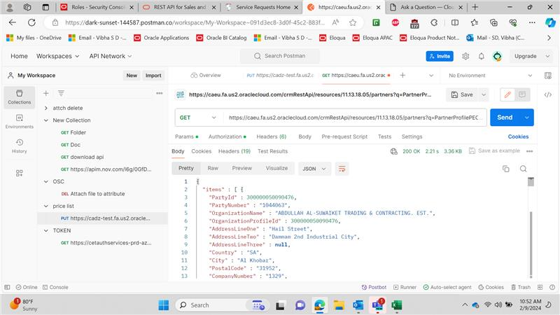 How to fetch only 1 field in postman when we use Get — Cloud Customer ...