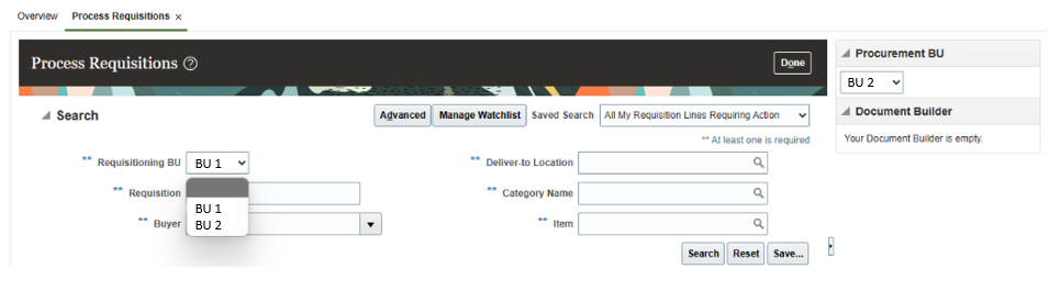 Shared Service Procurement: Approved PR not found in Process ...