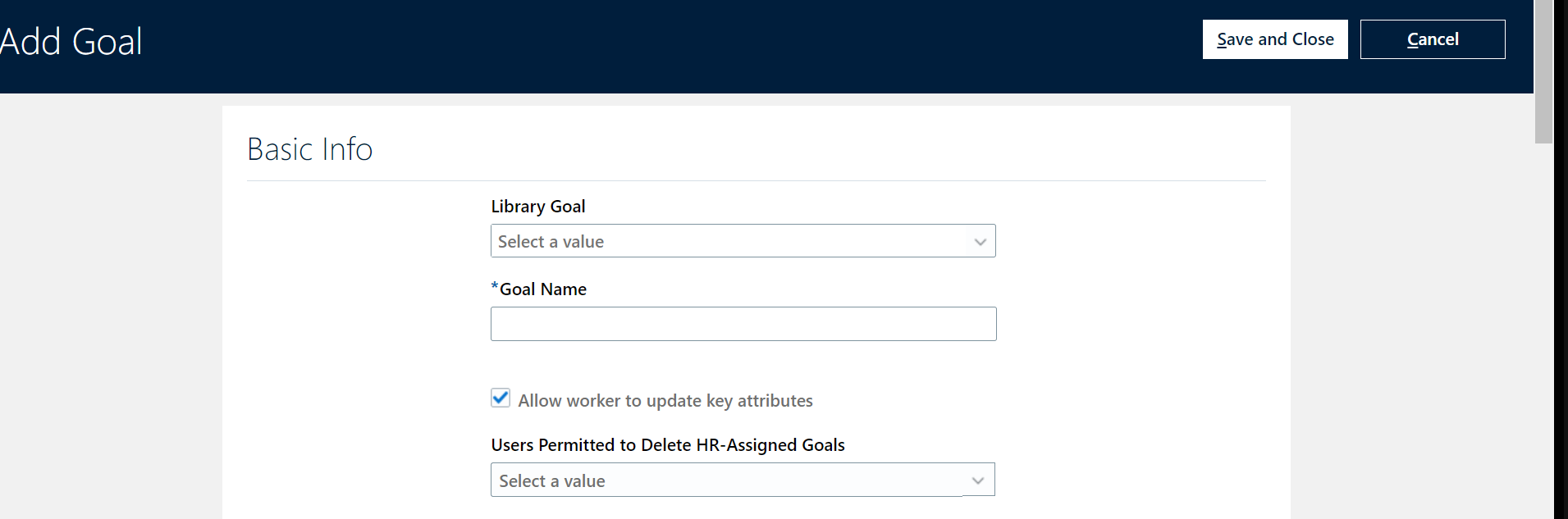 Can we add library goals to goal plans in Redwood? — Cloud Customer Connect