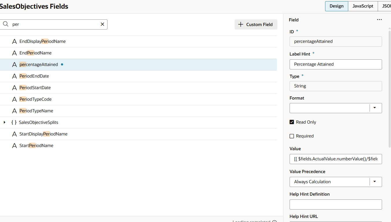 How to create a calculated field in Redwood UI — Cloud Customer Connect