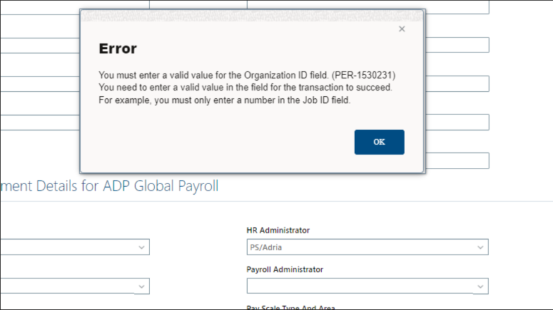 Unable to Correct Entries when Creating/Converting Pending Worker ...