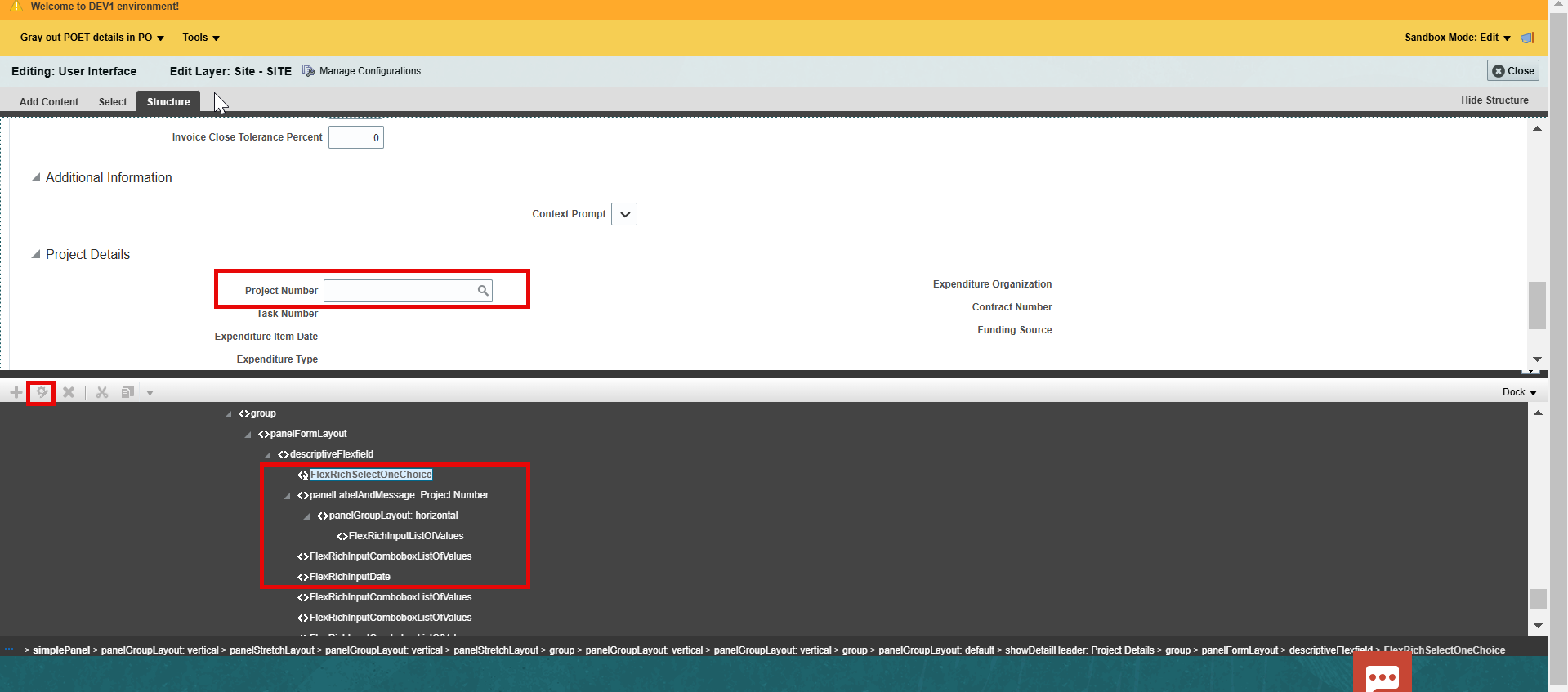 Make POET details read only on Purchase Orders — Cloud Customer Connect