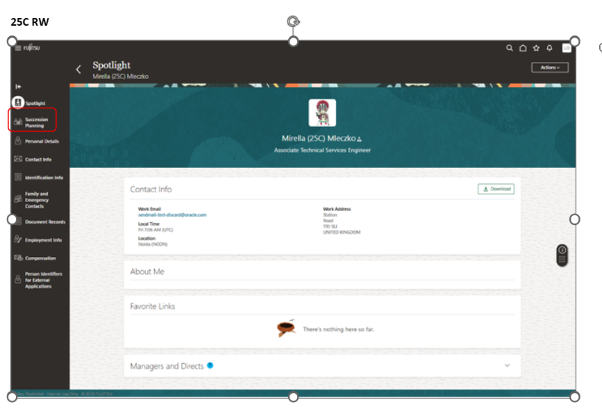 Succession planning spotlight redwood — Cloud Customer Connect
