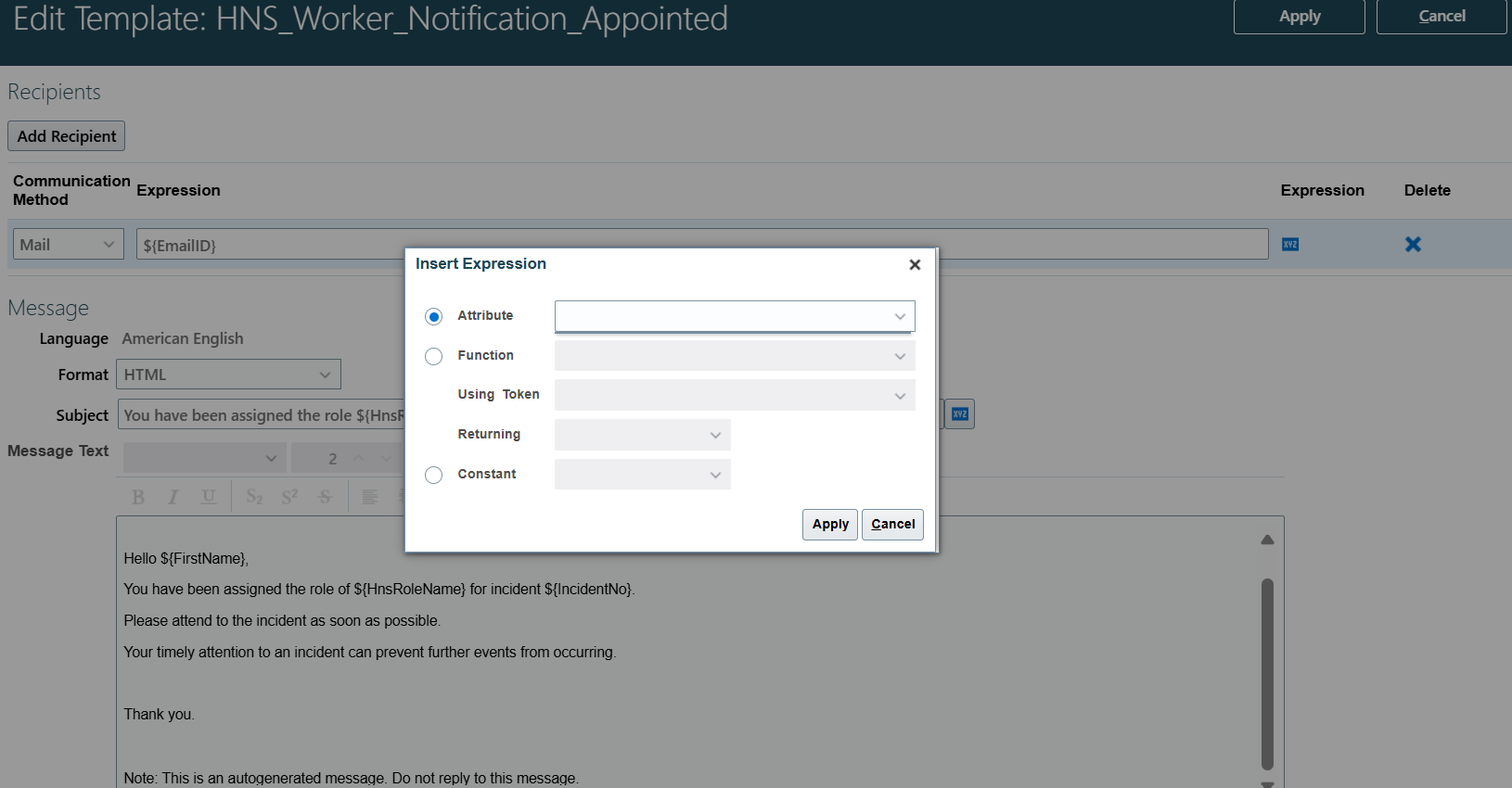 Need to create custom resource alert for Incident Owner — Cloud ...